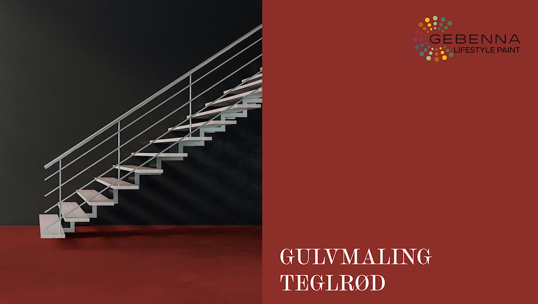 Teglrød Beton- og gulvmaling