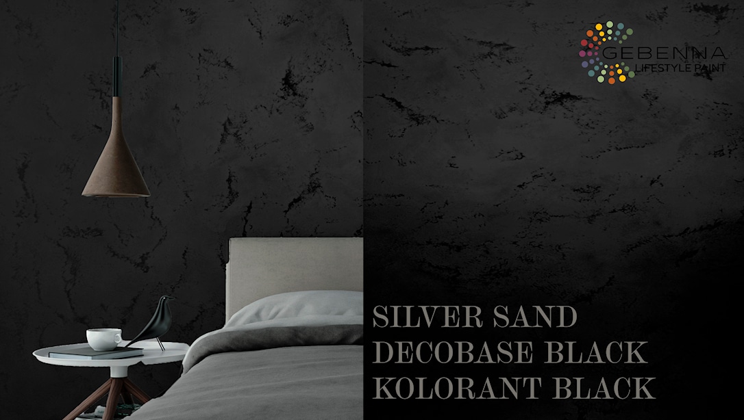 Silver Sand + Decobase Black + Kolorant Black