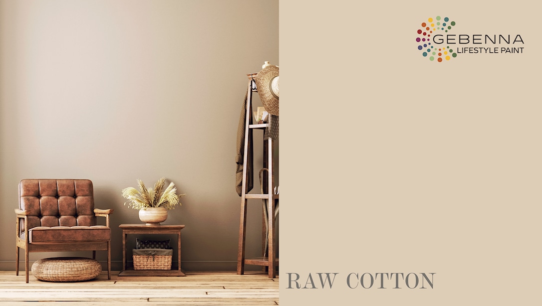 Gebenna Vægmaling: Raw Cotton Faveprøve