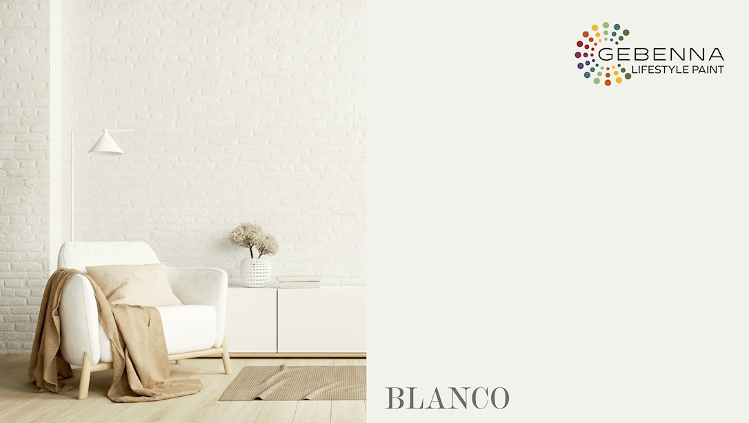 Gebenna Vægmaling: Blanco Farveprøve