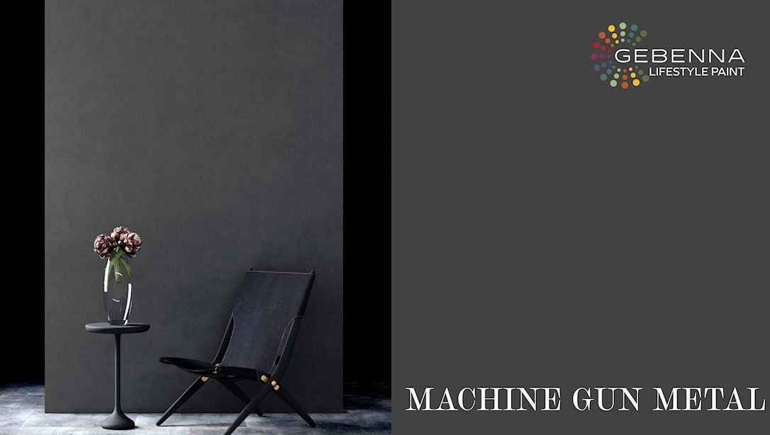 Gebenna Vægmaling: Machine Gun Metal Farveprøve