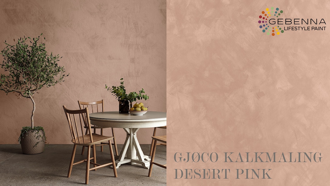 Kalkmaling 12120 Desert Pink 2,7 l
