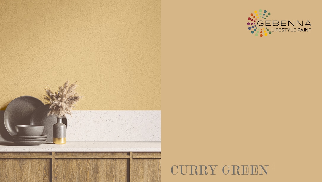 Gebenna Vægmaling: Curry Green 9 liter