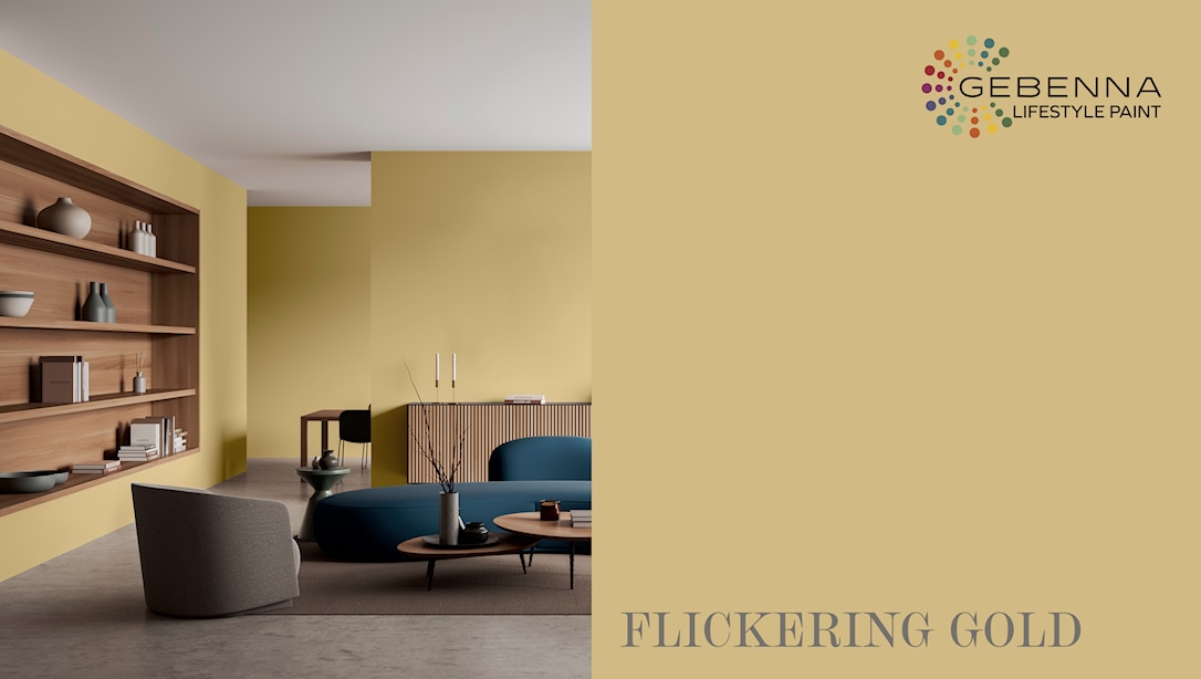 Gebenna Vægmaling: Flickering Gold 9 l