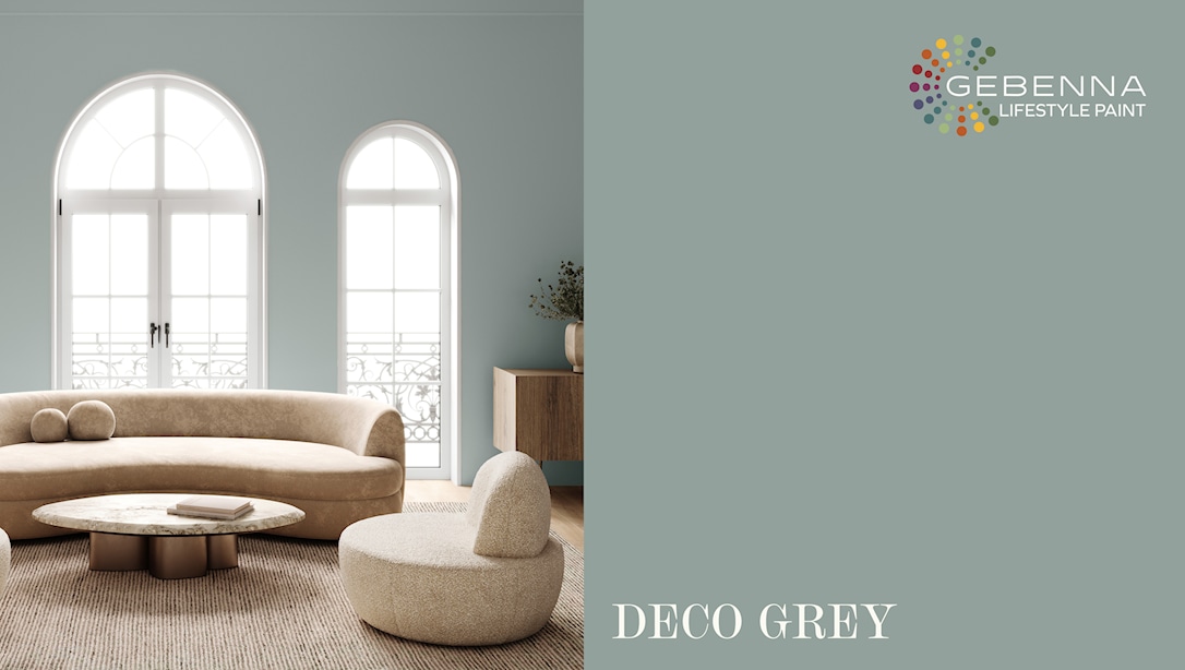 Gebenna Vægmaling: Deco Grey 9 liter