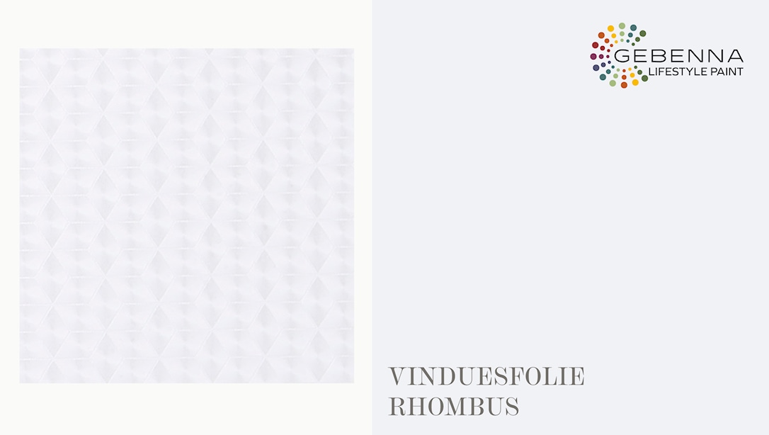 Vinduesfolie: Rhombus 45x200cm