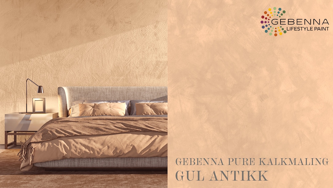 Gebenna Pure Kalkmaling: 1392 Gul Antikk 2,7 l